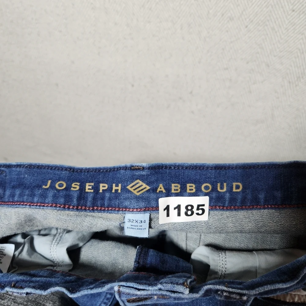 Joseph Abboud Mens 32x34 straight Blue Jeans